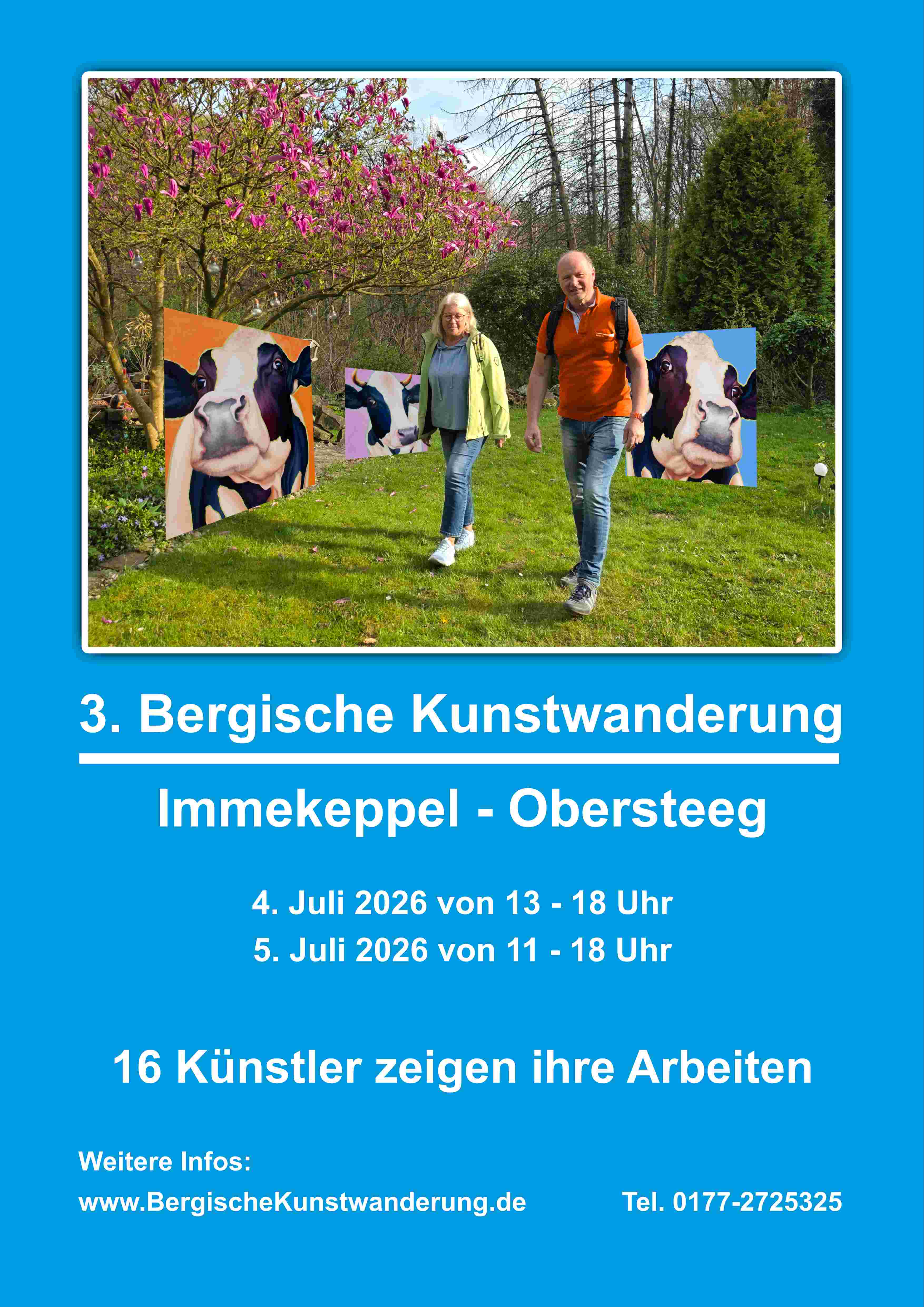 Plakat Bergische Kunstwanderung