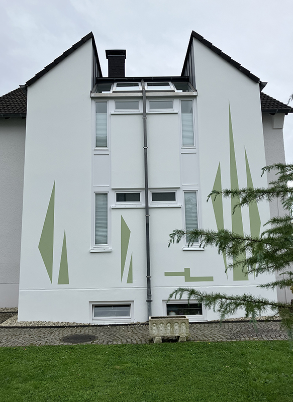 Gestaltung einer Hauswand